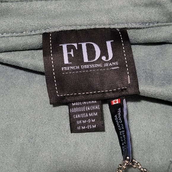 NWT French Dressing Jeans Faux Suede Shacket size medium - Picture 3 of 8
